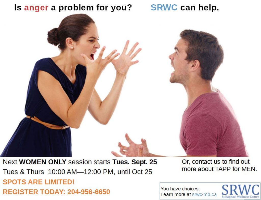 Women's Anger Management Now Accepting Registrations - SRWC 